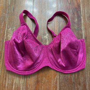 Wacoal Back Appeal Underwire Bra 38H Wild Aster Pink 855403